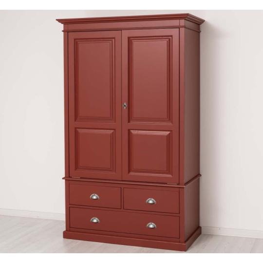 cervena velka malovana skrina zeleno modra mediteranska klasicka zavesna skrina mediteranska vintage vidiecka sedliacky dom nabytok lameridiana interierovy obchod modra.jpg